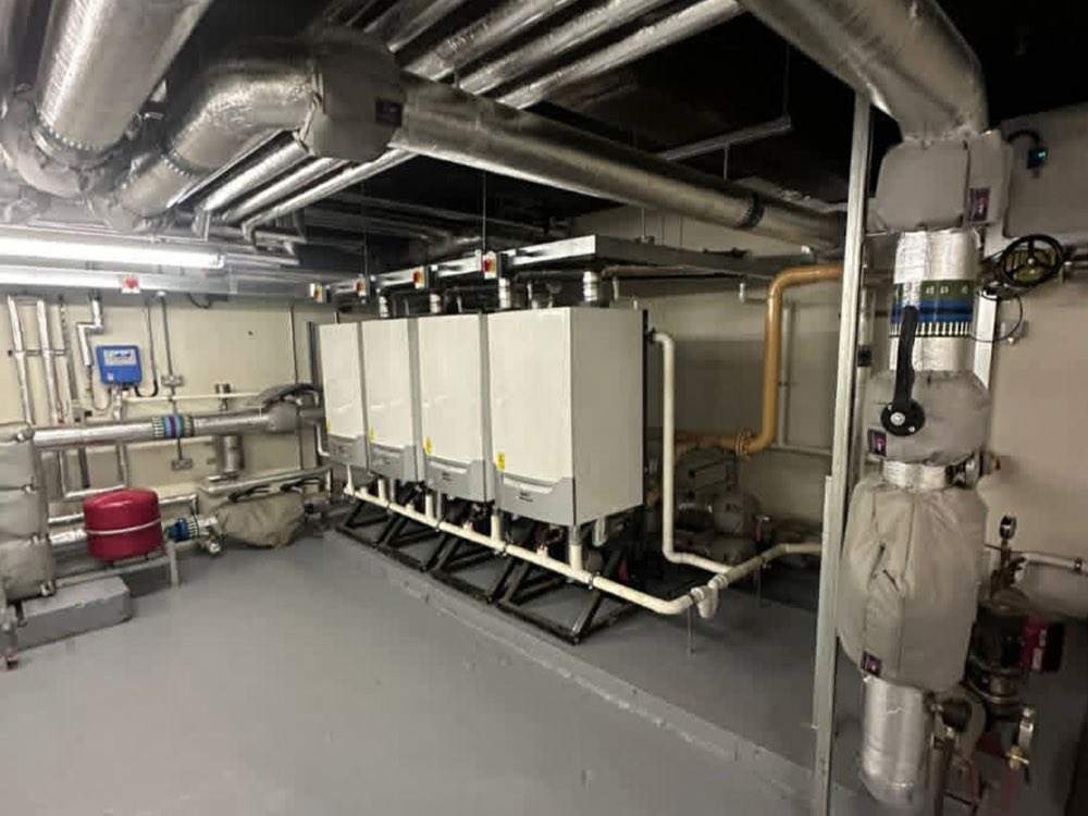 Keeping a School Warm During a Full Boiler Room Replacement